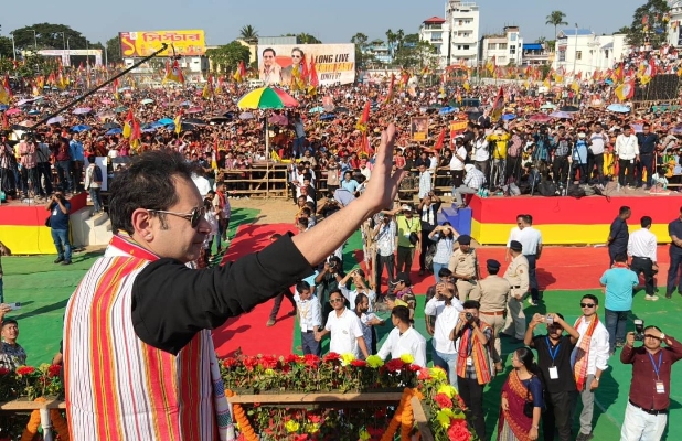 One North East rally was held at Swami Vivekananda Maidan in Agartala on November 27.